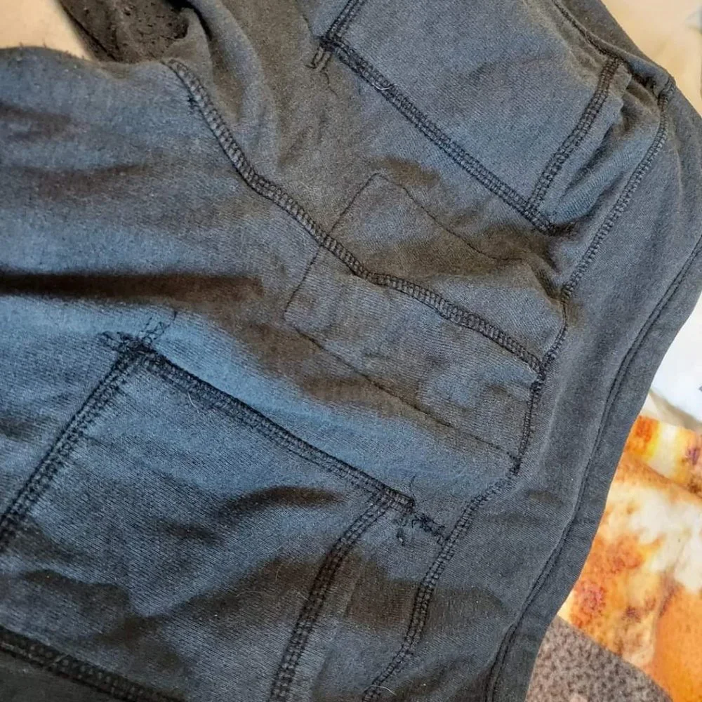 Aviator Nation gray moto sweatpants - Large Women's - Picture 2 of 5